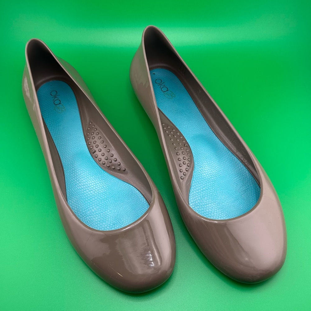OKA b. Jelly Ballet Flats - Size 8